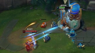 铁男：我™一锤敲死你这个出身上单寒冰！！！