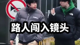 那些闯入镜头里的路人，永远猜不到主角是谁#笑到肚子疼