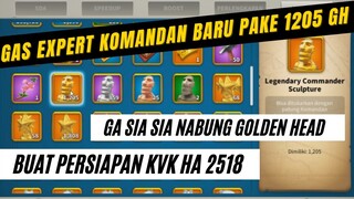 f2p punya golden head legend 1205 enak nya di gas ke mana ya gas lah abisin