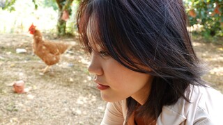 This young lady is so gentle! Her gentleness makes me feel guilty for being around her!