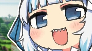 [Gawr Gura Chinese] Minecraft, but in VR!