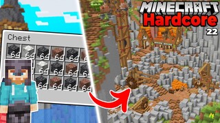 I Built a MEGA MINING BASE in Hardcore Minecraft 1.19 Survival lets play (#22)