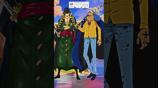 Who is strongest || Zoro vs Law #shorts #onepiece #anime