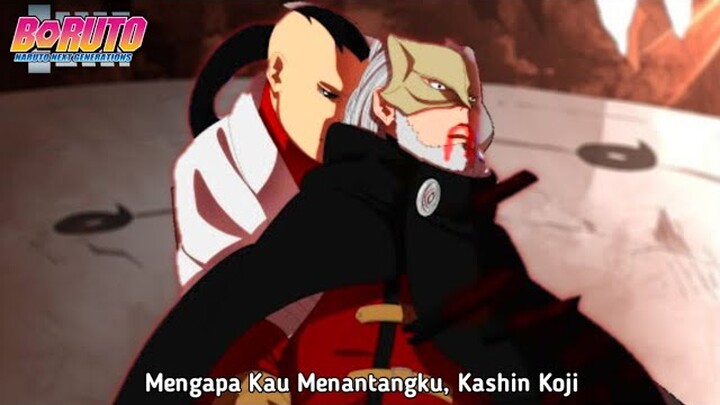 Epic! Pertarungan Kshin Koji vs jigen dimulai, Serta Amado Bergabung  KeKonoha - Boruto Ch 45