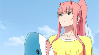 【Darling in the franxx】02的20秒心动❤️挑战，这大概是最幸福的女孩子了吧