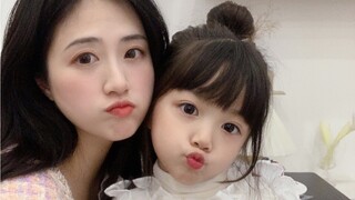 女儿自己搭的亲子装【第二弹】