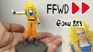 Son Goku SS3 - Dragon Ball Z  - Polymer Clay FFWD