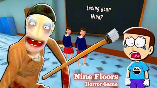 Nine Floors : New Horror Game | Shiva and Kanzo Gameplay