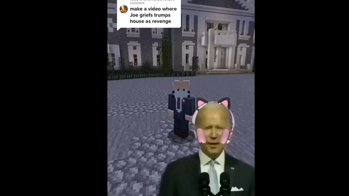 [Chinese Subtitles] Biden and Trump Play Minecraft