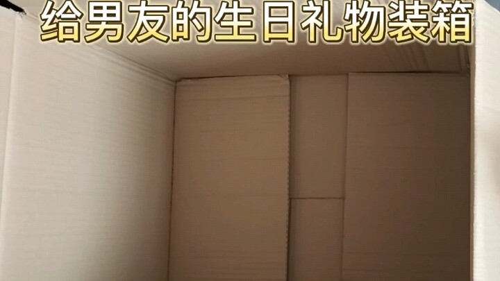 Đóng gói quà sinh nhật lần thứ 19 cho bạn trai