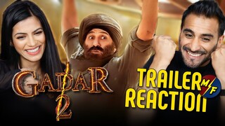 GADAR 2 Trailer REACTION!! | Sunny Deol | Ameesha Patel | Anil Sharma | Zee Studios