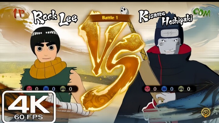 Rock Lee VS Kisame Gameplay - Naruto Storm 4 Next Generations (4K 60fps)