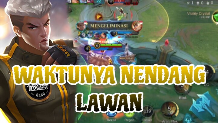 WAKTUNYA NENDANG LAWAN
