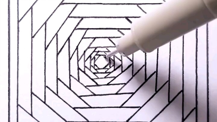 How to create a simple 3D illusion with a pen!