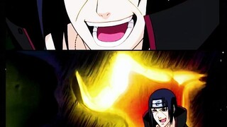 Different versions of Itachi scaring his brother, is the last one serious? Hahaha