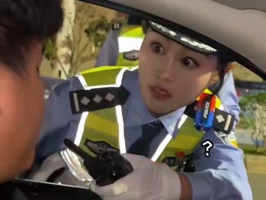 Why are you so beautiful, policewoman?