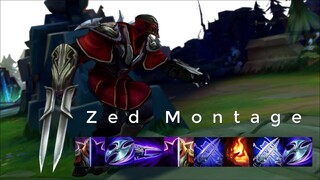 THE ULTIMATE Zed Montage - Best Zed Plays 2019 ( League of Legends )