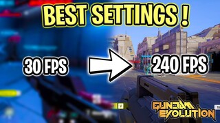 GUNDAM EVOLUTION BEST SETTINGS GUIDE!