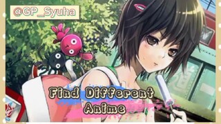 π FIND DIFFERENT ANIME π | LEVEL 7 |