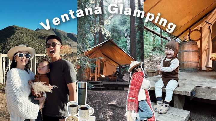 VENTANA GLAMPING | Family Camping Trip ⛺️ Big Sur Pfeiffer Beach’s Purple Sand Beach | Danish Town S