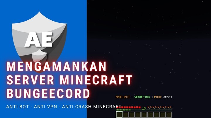 Cara Mengamankan Server Minecraft BungeeCord Anti Crash Anti Bot