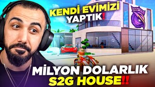 EKİPLE MİLYON DOLARLIK S2G GAMING EVİMİZİ YAPTIK!! 😮 (HERKES GİREBİLİYOR) | PUBG MOBILE