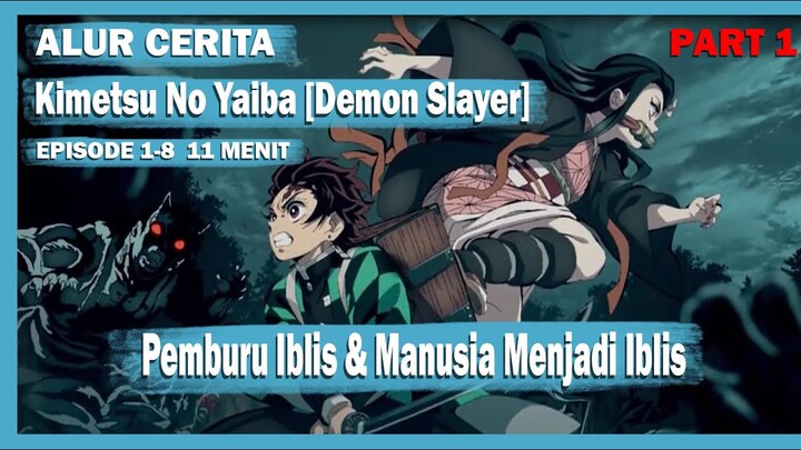 Alur Cerita Kimetsu No Yaiba [Demon Slayer] #part1 - Pemburu Iblis & Manusia Yang Menjadi Iblis
