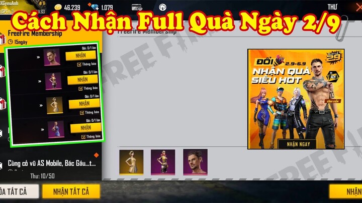 [Free Fire] Cách Nhận HH Quẩy Lên Đổi Quà Trang Phục Và Nhân Vật Thiva Miễn Phí