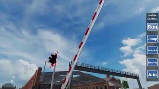 Why you should never be distracted while on the train tracks in GCR *NEAR DEATH MOMENT*