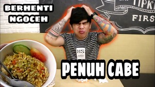 Bibir udah dower jadi makin dower karena kepedasan | warung wakaka Medan | makan tatto