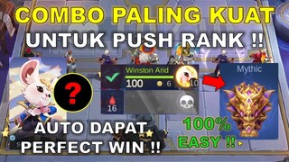 COMBO PALING KUAT UNTUK PUSH RANK KE MYTHIC RIBUAN !! PERFECT WIN !! COMBO MAGIC CHESS TERKUAT 2023