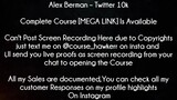 Alex Berman Course Twitter 10k Download
