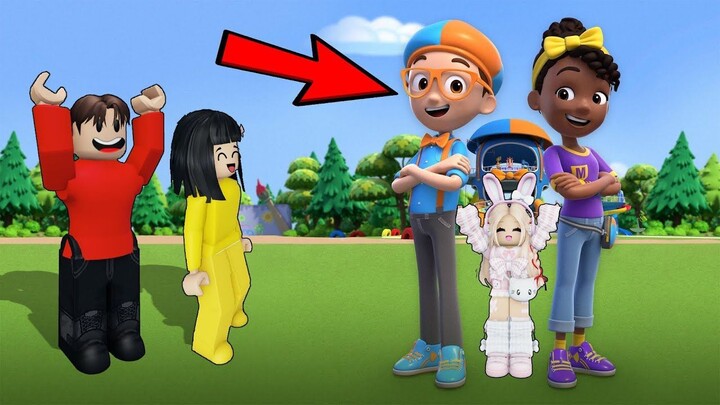 Yuta, Mio Dan Baby Celine Mencari Blippi Yang Menyamar PART 3  ROBLOX