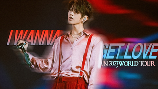 蔡徐坤香港演唱会再穿背带裤《I wanna get love》20230617