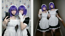 Kaede x Suzu Cosplay 😅💜 Anime Twins