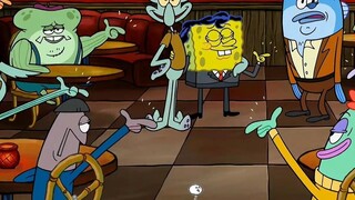 Spongebob becomes a member of the upper class, and Squidward becomes his little follower