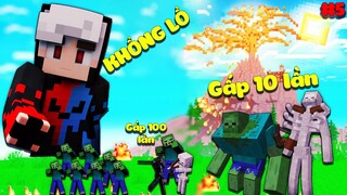 MINECRAFT NHƯNG ĐẢO LỘN #5: NẾU LÊN CẤP SẼ THÀNH KHỔNG LỒ TRONG MINECRAFT