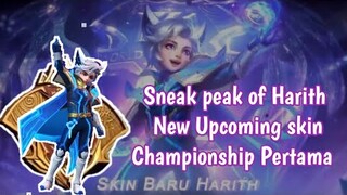 Harith new upcoming Skin in Mobile Legends | M1 Champioship pertama