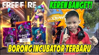 BORONG SKIN RARE INCUBATOR TERBARU HOKI BANGET HABIS 2RB DIAMOND DOANG - GARENA FREE FIRE