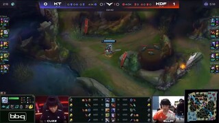 Highlights KDF vs KT - Ván 2 _ LCK Mùa Hè 2022 _ Tuần 4 Ngày 3