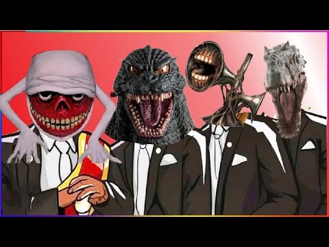 BRIDGE WORM & GODZILLA & SIREN HEAD & ANGUIRUS - Coffin Dance X Baby Shark COVER