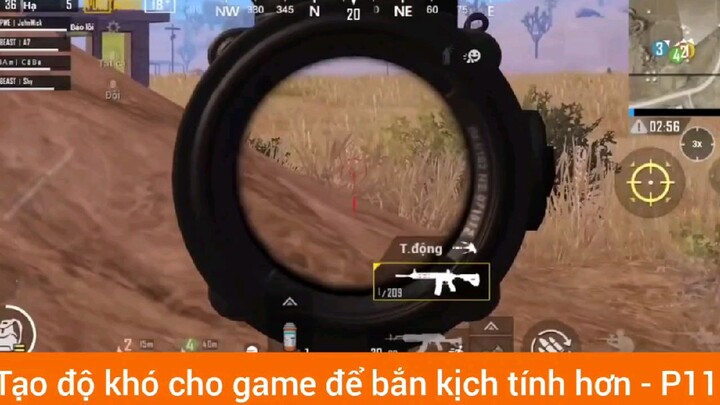 tạo độ khó cho game để bắn kịch tính hơn #11 #giaiphongmaohiembilibili