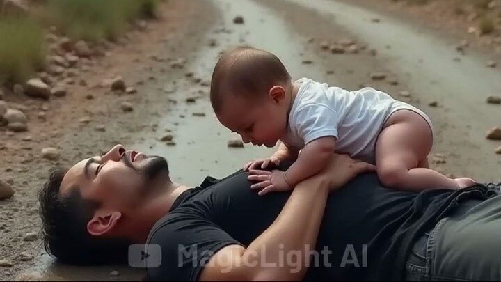 MIRACLE？ Pug Saves Dad & Baby✨#animals #rescue #cute  #petlover #jesus #jesussav