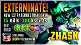 New Extraterrestrial Skin! Zhask Best Build 2020 Gameplay by SEPH Cream-O | Diamond Giveaway