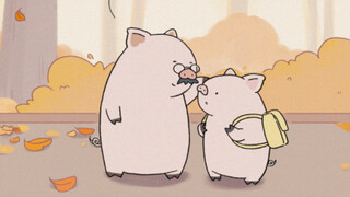 A crit from his own son, every word is a pig's heart｜Original healing cartoon
