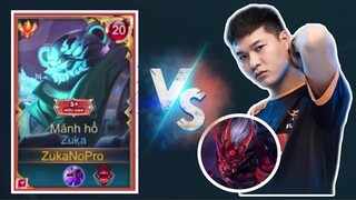 Trận Đấu Cảm Xúc : ZukaNoPro Gánh Team Lật Kèo Cực Đỉnh Trên Rank Thách Đấu Khi Đối Đầu Với FL.Gấu