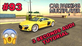 audi r8 (3 seconds) build new update car parking multiplayer