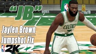 Jaylen Brown Jumpshot Fix NBA2K22