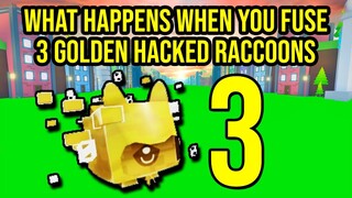 What Happens When You Fuse 3 Golden Hacked Raccoon in Pet Simulator X
