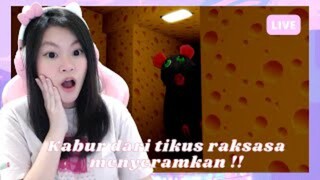 KEJAR KEJARAN SAMA TIKUS RAKSASA!! [CHEESE ESCAPE ROBLOX INDONESIA]